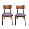 Image 1 : Set of 2 Upholstered Dining Chairs