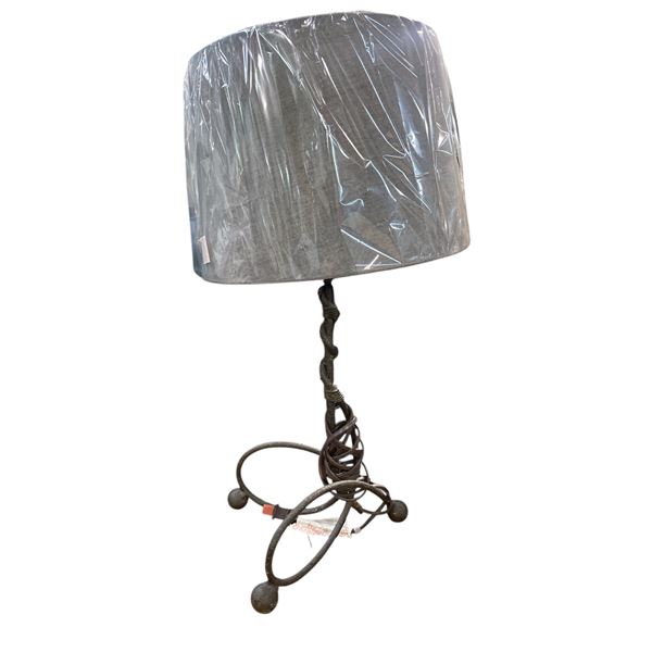 Twisted Metal Table Lamp (H27")