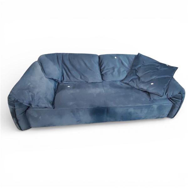 Deep Navy Lounge Sofa, Approx. H29" x W91" x D42"