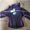 Image 2 : New Purple/Black Insulated Snow Jacket (size XS) & Pants (size S) with Tags - Unisex (3M Thinsulate 