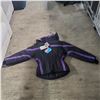 Image 6 : New Purple/Black Insulated Snow Jacket (size XS) & Pants (size S) with Tags - Unisex (3M Thinsulate 