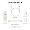 Image 3 : BNIB Google TV Streamer 4K with Voice Remote - 32GB - Porcelain White - Retail: $129.99