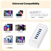 Image 2 : 6 New in Box Smart 6-Port USB Charging Stations (30 W) Model :727 - Retail: $21.99 each