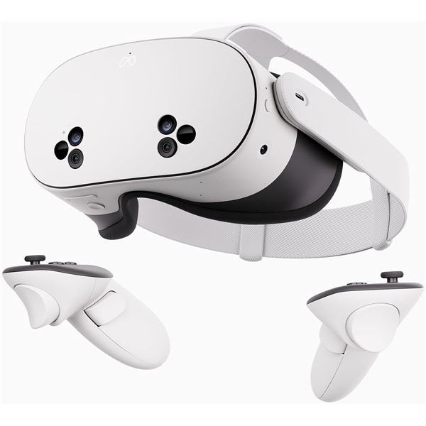 BNIB Meta Quest 3S Headset & Controllers (128GB) - Retail: $399.99 - Some water damage to the box