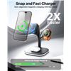Image 2 : 2 New in Box EXW 5-in-1 Wireless Charging Stations - Retail: $26.99 each - Some of the boxes have mi