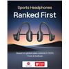 Image 3 : BNIB SHOK Open Run Bone Conduction Wireless Sport Headset (Black) - Retail: $169.95 (this box is dam