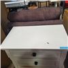 Image 2 : White 3-Drawer Vanity Cabinet, Approx. H29.5" x W29" x D18"