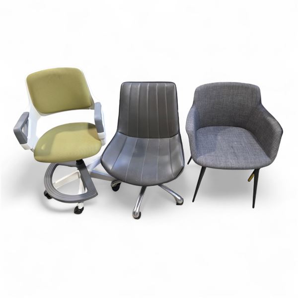 Group of 2 Grey Dining Chairs