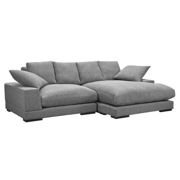 New Moe's Home Collection - Plunge Sectional Anthracite - RV: $3249 CAD - Store Display Item without