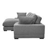 Image 2 : New Moe's Home Collection - Plunge Sectional Anthracite - RV: $3249 CAD - Store Display Item without