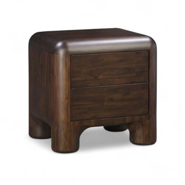 New Moe's Home Collection - Rowan Nightstand Dark Brown - RV: $1699 CAD (YR-1016-20)