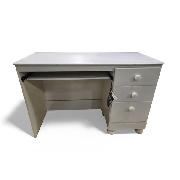 Signature Design - Light Beige Writing Desk, H30" x W45" x D19.5" (Overall condition is good, with m