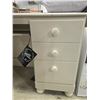 Image 2 : Signature Design - Light Beige Writing Desk, H30" x W45" x D19.5" (Overall condition is good, with m