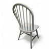 Image 2 : 4 Grey Windsor-Style Spindle Back Dining Chairs