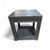 Image 1 : Charcoal Wood Nightstand, H24"x 22" x 22"