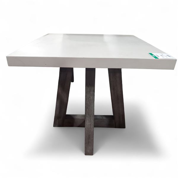 Light Grey Coffee Table, H23.5" x 24.5" x 24.5"
