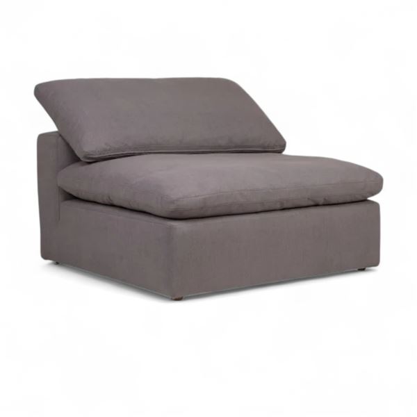 New Moe's Home Collection - Clay Slipper Chair Light Grey - RV: $1849 CAD (YJ-1001-29)