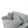 Image 2 : Grey Fabric Loveseat, Approx. H34" x W63" x D36"