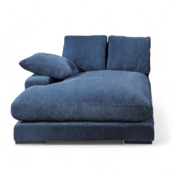 New Moe's Home Collection - Plunge Chaise Only Navy (TN-1004-46-B)