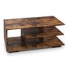 Image 1 : BNIB Coffee Table 3-Tier Rectangular Center Brown - RV: $110 CAD (JV11328CF)