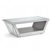 Image 1 : Luxury Silver Coffee Table, Approx. H18" x W52" x 28"
