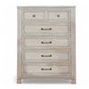 Image 1 : BNIB Darcy Collection Chest - Antique White Oak - RV: $969 CAD (1700W-9), 34 x 18 x 48H