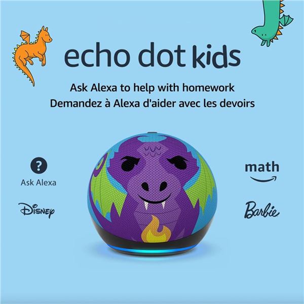 BNIB Amazon Echo Dot Kids 5th Gen Retail $80