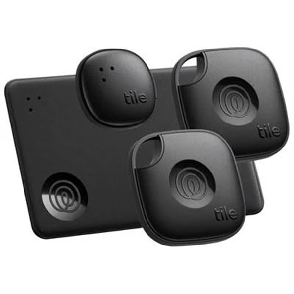 BNIB Group of 3x Tile by Life360 Pro - Powerful Bluetooth Tracker, Key Finder and Item Locator for K