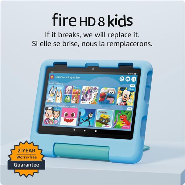 BNIB Amazon Fire HD 8 Kids Tablet Retail $190