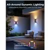 Image 2 : BNIB Govee Outdoor UpDown Wall Light, 2 Pack Retail $259.99