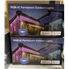 Image 2 : BNIB Group of 3 - 2x RBG-IC Permanent Outdoor Lights & RGB Permanent Outdoor Lights
