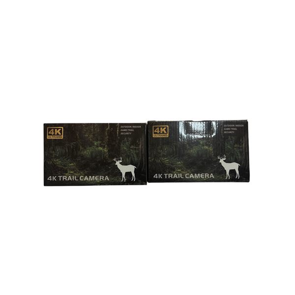 Group of 2 4K Trail Camera's