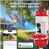 Image 2 : BNIB Soliom Hummingbird Feeder with Camera, Smart Bird Feeder Camera with 2K Live View AI Identify S