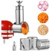 Image 1 : BNIB Large Stainless Steel Slicer Shredder Attachment for KitchenAid Mixers Retail $138