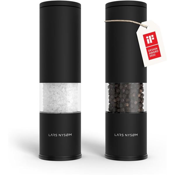 BNIB Group of 2 LARS NYSØM Salt and Pepper Mills Set