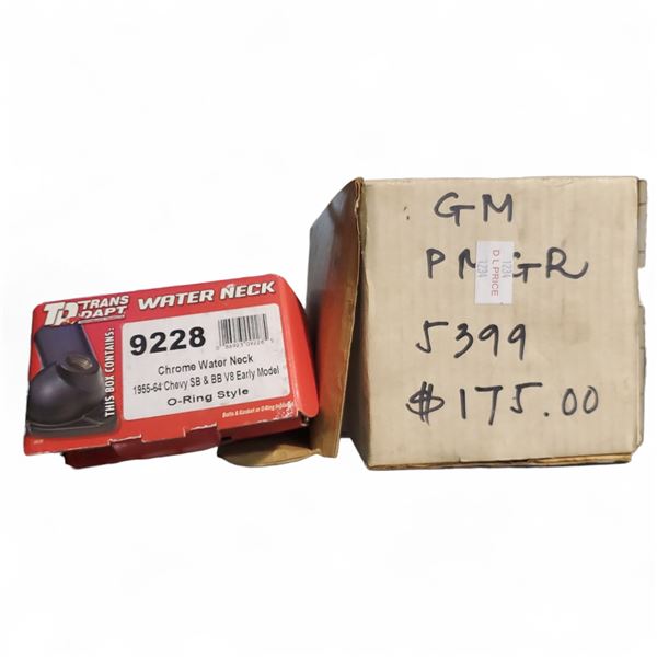 GM Carburetor OEM Part and Chrome Water Neck (Chevy)
