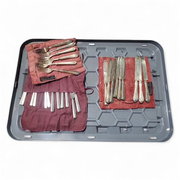 3 Vintage Flatware Sets (20+ Pcs)