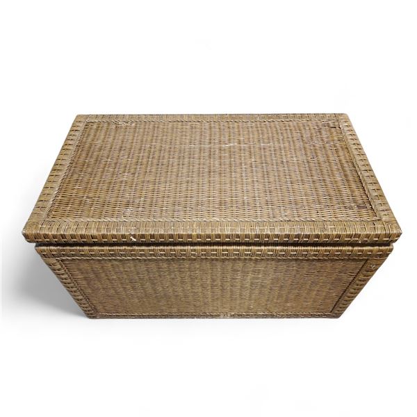Wicker Storage Chest, H20.5" x W36" x D20"