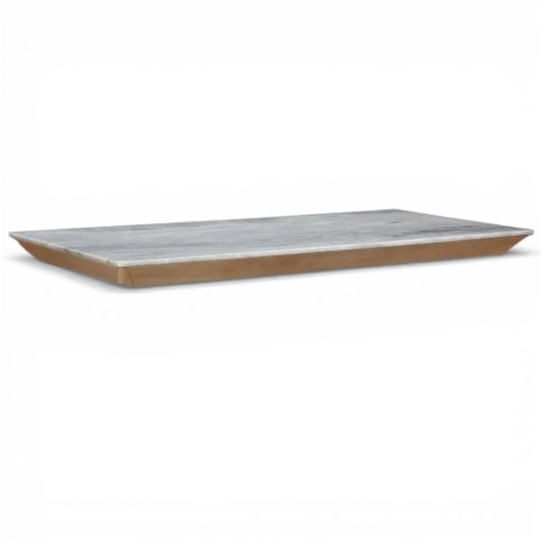Moe's Home Collection Angle Ashen Grey Dining Table Top Only (RP-1023-18-A)