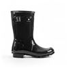 Image 1 : BNIB Hunter Women's Original Short Gloss Boots Black - RV: $165 CAD (Size US 9)