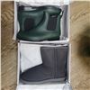 Image 2 : 2 BNIB Dream Pairs Women's Boots - Ankle Rain Olive Green & Shorty Grey - RV: $120 CAD (Size US 10)