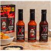 Image 2 : BNIB Group of 4 Worlds Hottest Xtreme Trio Hot Sauce Variety Pack Retail $47/per box