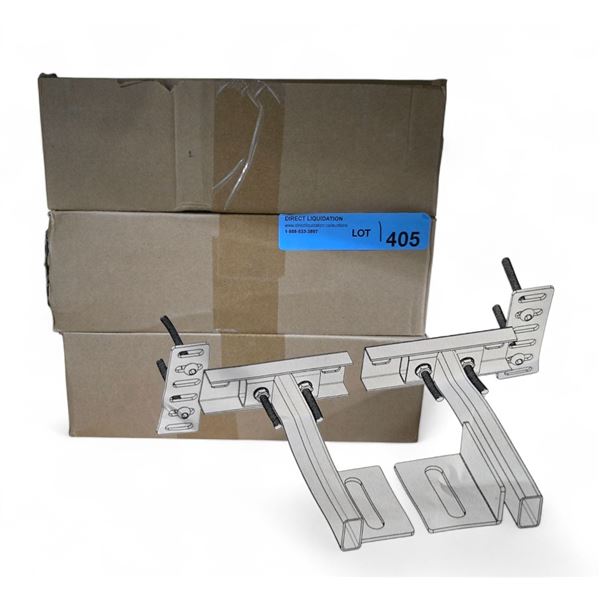 3 BNIB Boxes of Adjustable Headboard Brackets Retail Approx. $70/per box