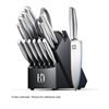 Image 1 : BNIB Knife Set Premium, Japanese 14 PCS Kitchen Knife Set Retail $200