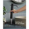 Image 2 : BNIB FORIOUS Bathroom Faucet, Stainless Steel Waterfall Sink Faucet Retail $62