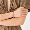 Image 2 : 2x New Fossil Women's Stainless Steel Gold-Tone Sadie Glitz Disc & Brown Leather Bracelet Retail $12