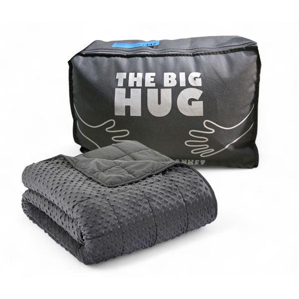 New The Big Hug Weighted Blanket - 60 x 80", 15lbs (Grey)