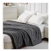 Image 2 : New The Big Hug Weighted Blanket - 60 x 80", 15lbs (Grey)