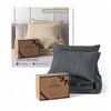 Image 1 : BNIB Group of 2 Twin/Twin XL Comforter Set (Grey/Champagne Gold)