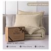 Image 5 : BNIB Group of 2 Twin/Twin XL Comforter Set (Grey/Champagne Gold)